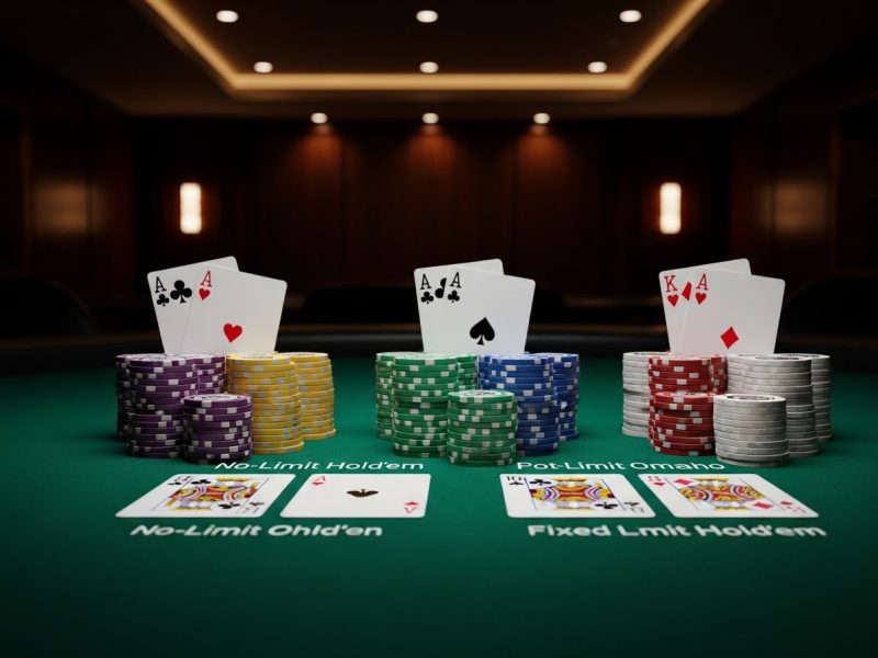 betting limit türleri poker